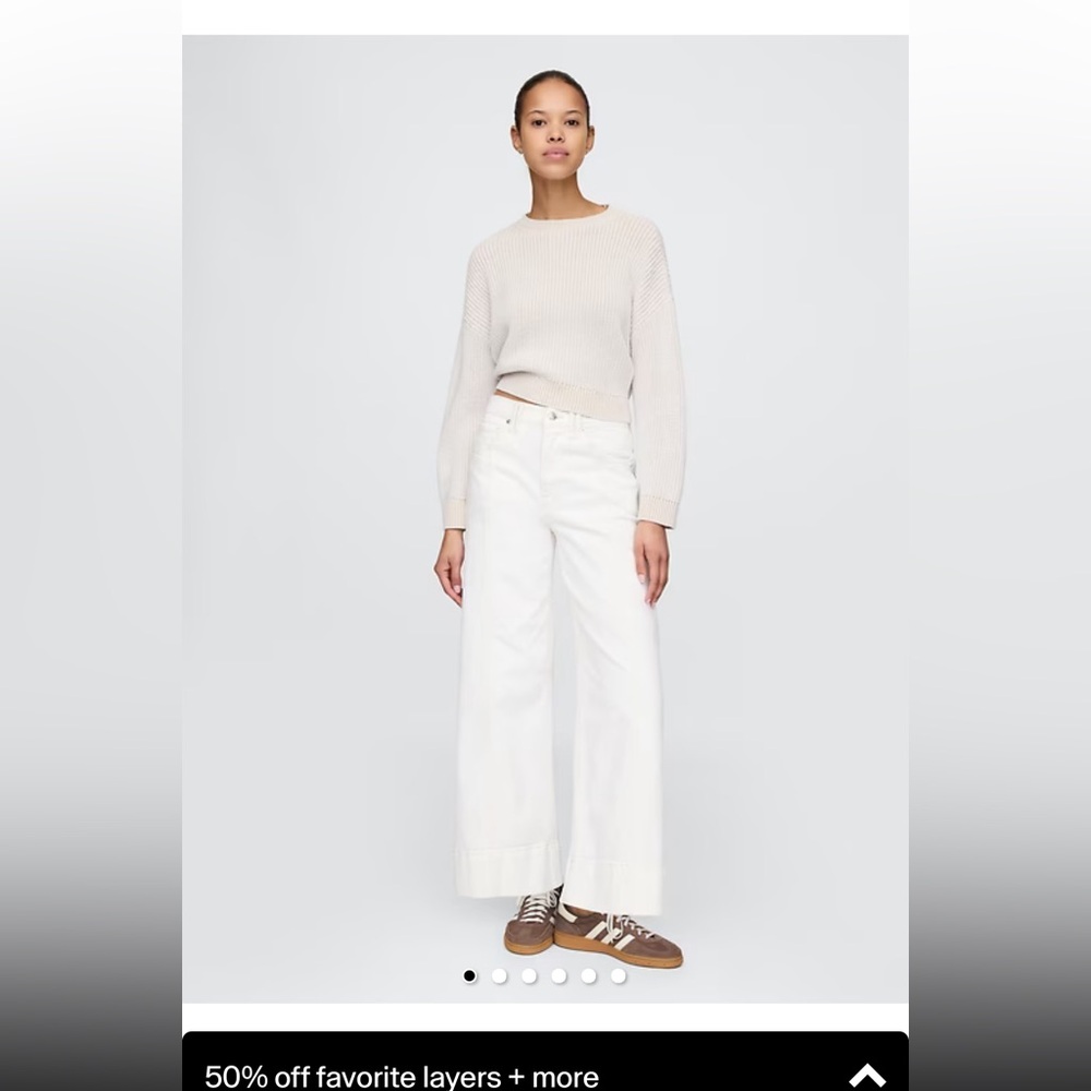 Gap High Rise Stride Ankle Jeans